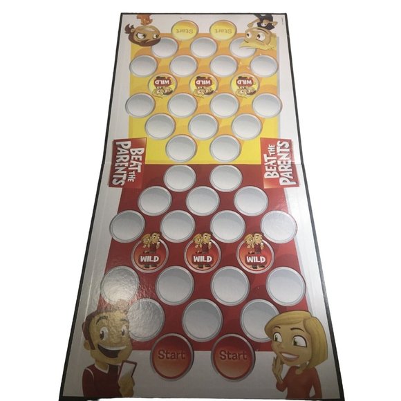 Beat the Parents Family Trivia Game Spin Master- COMPLETE Kids Vs Parents Family - Picture 5 of 6